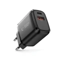 Ładowarka sieciowa Tech-Protect NCA30 PD 30W / QC3.0 USB-A / USB-C- czarna