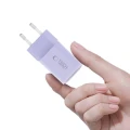 Ładowarka sieciowa Tech-Protect NCM33 PD 33W QC3.0 USB-C / USB-C - fioletowa