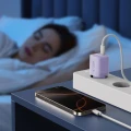 Ładowarka sieciowa Tech-Protect NCM33 PD 33W QC3.0 USB-C / USB-C - fioletowa