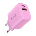 Ładowarka sieciowa Tech-Protect NCA30 PD 30W QC3.0 USB-A / USB-C - różowa