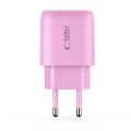Ładowarka sieciowa Tech-Protect NCA30 PD 30W QC3.0 USB-A / USB-C - różowa