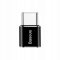 Adapter Baseus Mini przejściówka z micro USB na USB-C - czarny