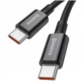 Kabel Baseus CATYS-B01 USB-C - USB-C PD QC FCP 100W 5A 480Mb/s 1m - czarny