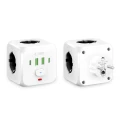 Listwa zasilająca Tech-Protect PCL3x4, 2x USB-A, 2x USB-C, 3x AC Typ Schuko - biała