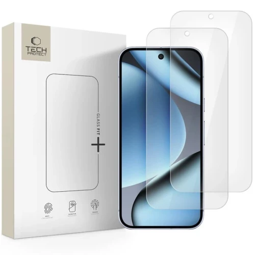 Szkło hartowane Tech-Protect Glass Fit+ 2-pack na Google Pixel 9 Pro XL / 10 Pro XL - przezroczyste