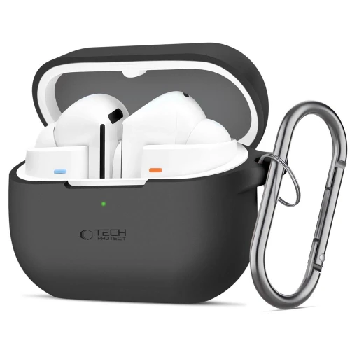 Etui Tech-Protect Silicone Hook na Samsung Galaxy Buds 3 / 3 FE / 3 Pro - czarne