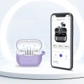 Etui Tech-Protect Silicone Hook na Samsung Galaxy Buds 3 / 3 FE / 3 Pro - fioletowe