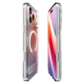 Etui Spigen Ultra Hybrid "S" MagSafe na iPhone 17 Pro - przezroczysto-białe