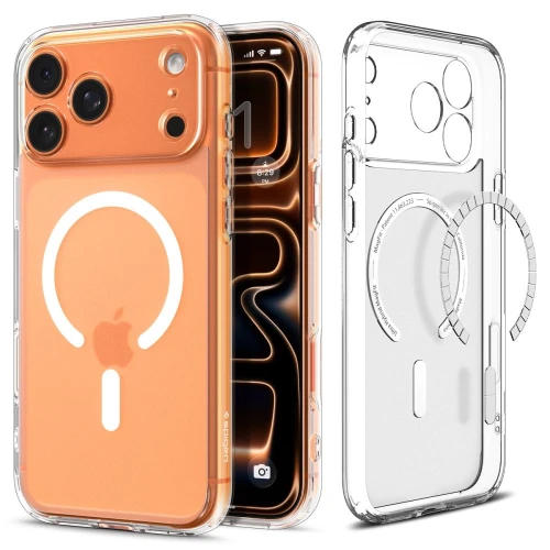 Etui Spigen Ultra Hybrid MagSafe na iPhone 17 Pro - białe