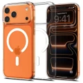 Etui Spigen Liquid Crystal MagSafe na iPhone 17 Pro - przezroczysto-białe