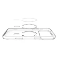 Etui Spigen Liquid Crystal MagSafe na iPhone 17 Pro - przezroczysto-białe