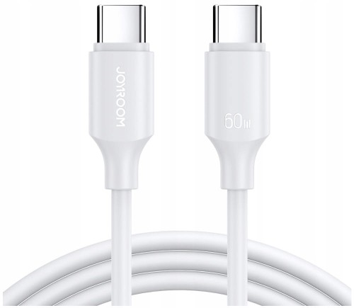 Kabel Joyroom Long-Lasting Series A9 USB-C / USB-C PD QC 60W 3A 1m - biały