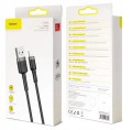 Kabel Baseus Cafule USB-A / Lightning 2A QC 3.0 3m - czarno-szary