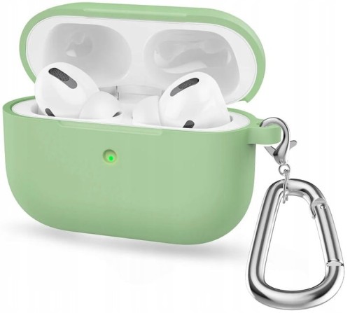 Etui RabbitMob do Apple AirPods Pro 3 z karabińczykiem, Cover Case | Miętowe
