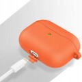 Etui RabbitMob do Apple AirPods Pro 3 z karabińczykiem, Cover Case | Pomarańczowe