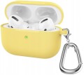 Etui RabbitMob do Apple AirPods Pro 3 z karabińczykiem, Cover Case | Żółte