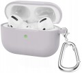 Etui RabbitMob do Apple AirPods Pro 3 z karabińczykiem, Cover Case | Lawendowe