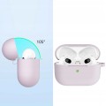 Etui RabbitMob do Apple AirPods Pro 3 z karabińczykiem, Cover Case | Fioletowe