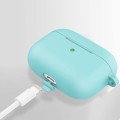 Etui RabbitMob do Apple AirPods Pro 3 z karabińczykiem, Cover Case | Turkusowe