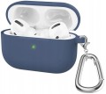 Etui RabbitMob do Apple AirPods Pro 3 z karabińczykiem, Cover Case | Granatowe