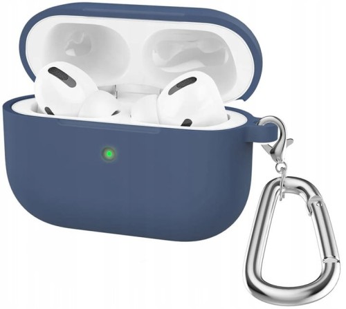 Etui RabbitMob do Apple AirPods Pro 3 z karabińczykiem, Cover Case | Granatowe