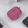 Etui RabbitMob do Apple AirPods Pro 3 z karabińczykiem, Cover Case | Bordowe
