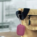Etui RabbitMob do Apple AirPods Pro 3 z karabińczykiem, Cover Case | Bordowe