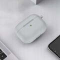 Etui RabbitMob do Apple AirPods Pro 3 z karabińczykiem, Cover Case | Szare