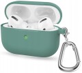 Etui RabbitMob do Apple AirPods Pro 3 z karabińczykiem, Cover Case | Zielone