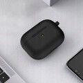 Etui RabbitMob do Apple AirPods Pro 3 z karabińczykiem, Cover Case | Czarne