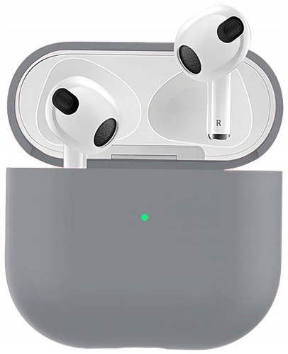 Etui RabbitMob do Apple AirPods 4, ULTRA SLIM, Cover Case | Szare