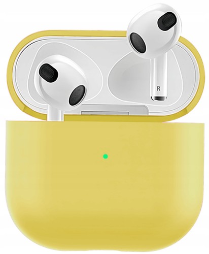 Etui RabbitMob do Apple AirPods 4, ULTRA SLIM, Cover Case | Żółty