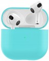Etui RabbitMob do Apple AirPods 4, ULTRA SLIM, Cover Case | Turkusowe