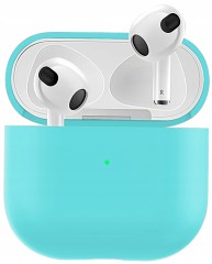 Etui RabbitMob do Apple AirPods 4, ULTRA SLIM, Cover Case | Turkusowe