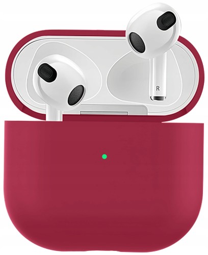 Etui RabbitMob do Apple AirPods 4, ULTRA SLIM, Cover Case | Bordowe