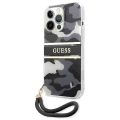 Etui Guess Camo Strap Collection na iPhone 13 Pro Max - czarne