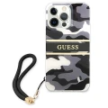 Etui Guess Camo Strap Collection na iPhone 13 Pro Max - czarne