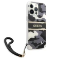 Etui Guess Camo Strap Collection na iPhone 13 Pro Max - czarne