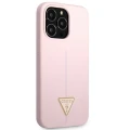 Etui Guess Silicone Triangle na iPhone 13 Pro Max - fioletowe