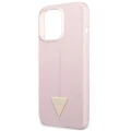 Etui Guess Silicone Triangle na iPhone 13 Pro Max - fioletowe