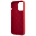 Etui Guess Silicone Vintage Gold Logo na iPhone 13 Pro Max - czerwone
