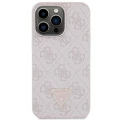 Etui Guess Crossbody 4G Metal Logo na iPhone 13 Pro Max - różowe