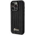 Etui Guess Sequin Script Metal na iPhone 13 Pro Max - czarne
