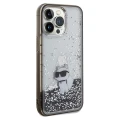 Etui Karl Lagerfeld Liquid Glitter Choupette na iPhone 13 Pro Max - przezroczyste
