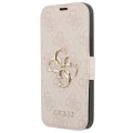 Etui Guess 4G Big Metal Logo na iPhone 13 Pro Max 6,7" - różowe