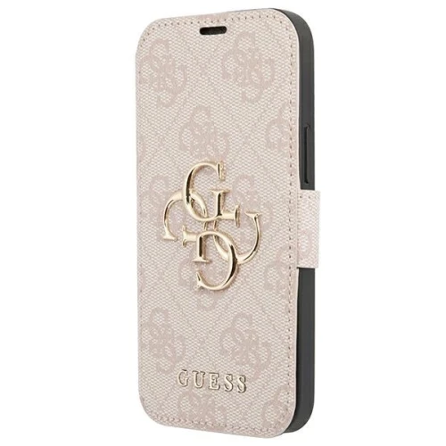 Etui Guess 4G Big Metal Logo na iPhone 13 Pro Max 6,7" - różowe