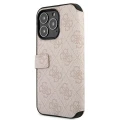 Etui Guess 4G Big Metal Logo na iPhone 13 Pro Max 6,7" - różowe
