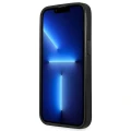Etui Guess Saffiano Triangle Logo na iPhone 13 Pro Max 6,7" - srebrne