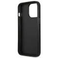 Etui Guess Saffiano Triangle Logo na iPhone 13 Pro Max 6,7" - srebrne