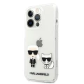 Etui Karl Lagerfeld Karl & Choupette na iPhone 13 Pro Max 6,7" - przezroczyste
